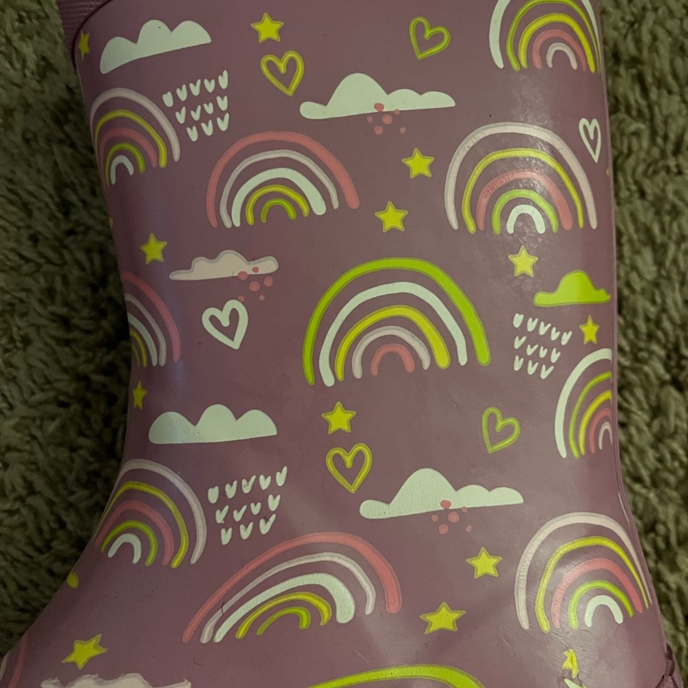 Girl’s Lily and Dan Rain Boots NEW WITHOUT TAG